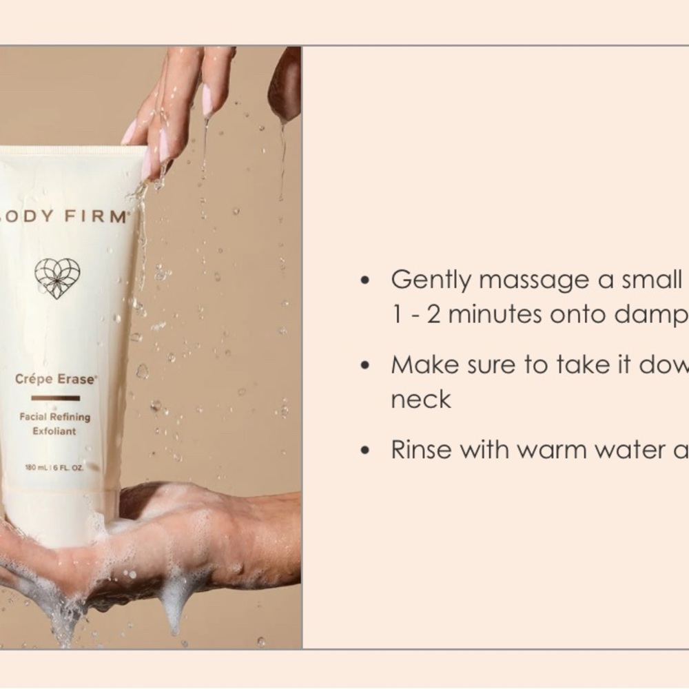 Body Firm Facial Refining Exfoliant - Cream